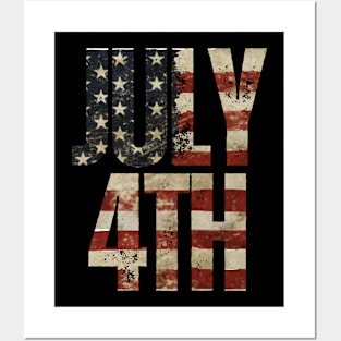 Fourth of July Posters and Art